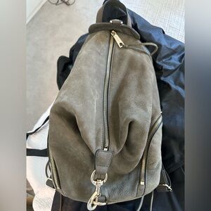 Rebecca Minkoff Olive Suede Backpack